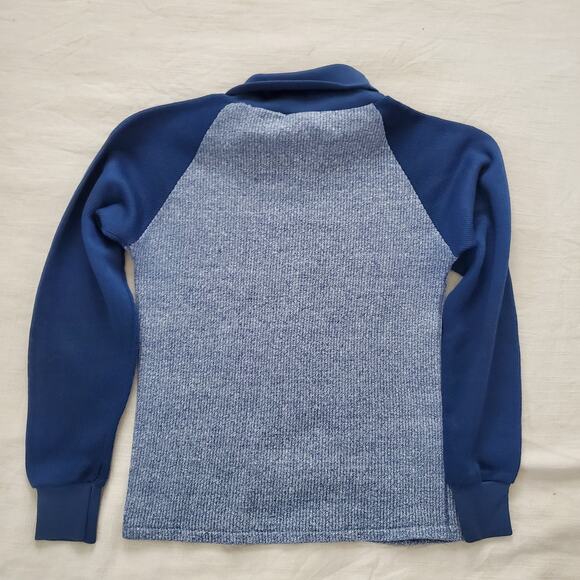 Vintage 70s Sears Blue Turtleneck kids 8 - Picture 5 of 5